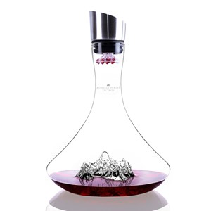 Carafe à vin topographic : aiguille du midi