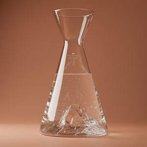 Carafe à eau  : pic du midi d'ossau