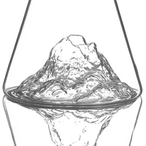 Carafe à eau  : pic du midi d'ossau