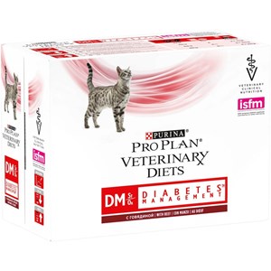 Patee chat veterinary diets dm st&nbsp;ox diabetes management (sachet) - proplan