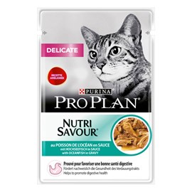 Patee chat delicate sauce adult poisson - purina proplan