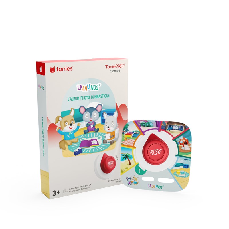 Tonies - Le coffret tonieplay : lalalinos : l'album photo bumbastique + le contrôleur