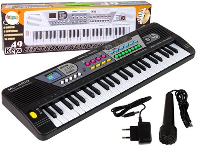 Piano clavier pour enfants mq4919 avec microphone 49 touches