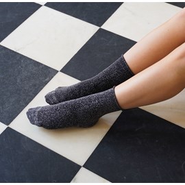 Chaussettes lurex paillettes en lyocell écologique