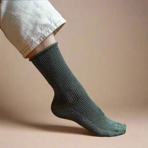 Chaussettes lurex paillettes en lyocell écologique