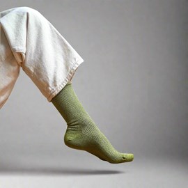 Chaussettes lurex paillettes en lyocell écologique