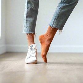 Chaussettes lurex paillettes en lyocell écologique