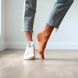 Chaussettes lurex paillettes en lyocell écologique