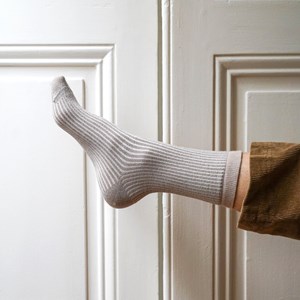 Chaussettes lurex paillettes en lyocell écologique