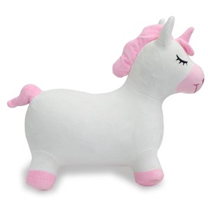 Licorne animal rebondissant avec pompe