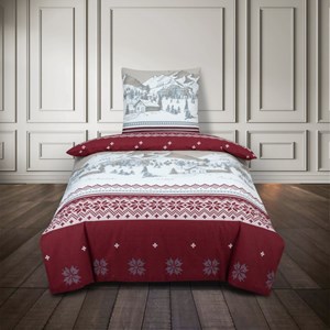 Housse de couette flanelle 140x200