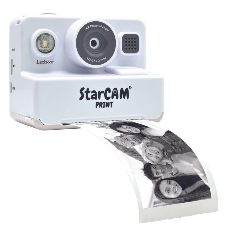 Starcam print classic appareil photo numérique hd avec imprimante instantanée