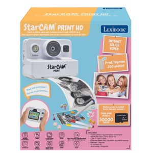 Starcam print classic appareil photo numérique hd avec imprimante instantanée