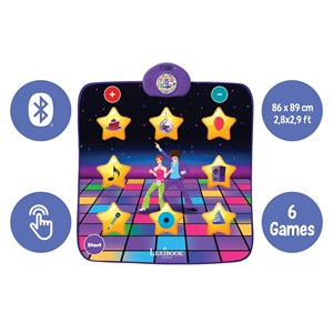 Tapis de danse électronique bluetooth et lumineux