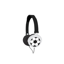 Casque stéréo filaire pliable football avec limitation de volume d'écoute