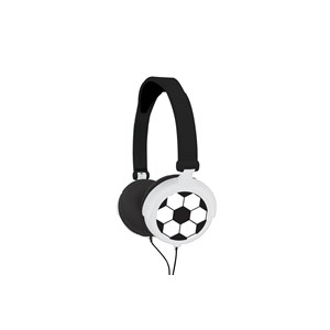 Casque stéréo filaire pliable football avec limitation de volume d'écoute