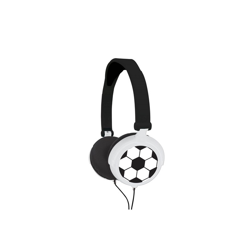 Casque stéréo filaire pliable football avec limitation de volume d'écoute