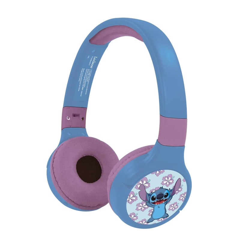 Casque 2 en 1 stitch bluetooth et filaire avec limitation de son