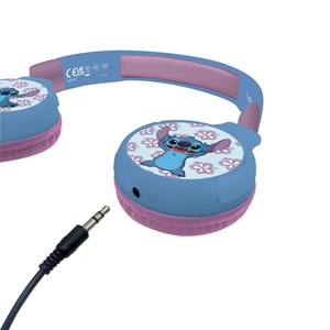 Casque 2 en 1 stitch bluetooth et filaire avec limitation de son