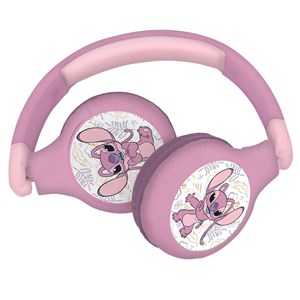 Casque 2 en 1 stitch angel bluetooth et filaire avec limitation de son