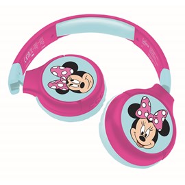 Casque 2 en 1 minnie mouse bluetooth et filaire avec limitation de son