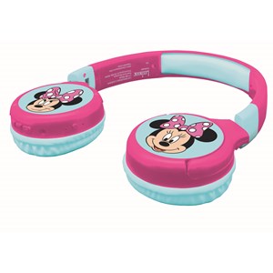 Casque 2 en 1 minnie mouse bluetooth et filaire avec limitation de son