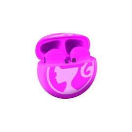 Écouteurs sans fil bluetooth barbie avec étui de chargement et de rangement
