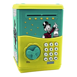 Tirelire électronique disney picsou avec effets sonores et lumineux.