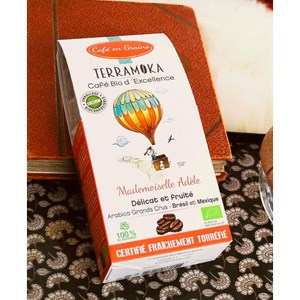 Cafe bio grains mexique bresil