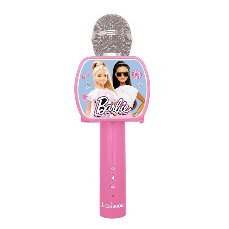 Micro karaoké sans fil barbie avec enceinte bluetooth