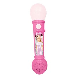 Microphone lumineux avec mélodies et effets sonores barbie