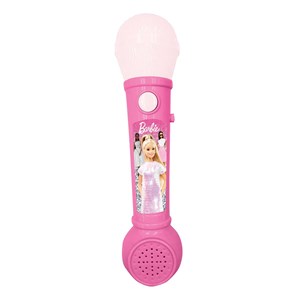 Microphone lumineux avec mélodies et effets sonores barbie