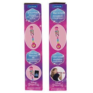 Microphone princesse disney avec tube lumineux et enceinte