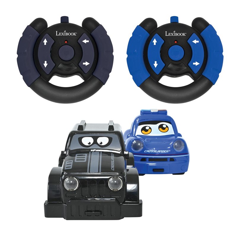 Crosslander twin – set de voiture télécommandée policier et voleur