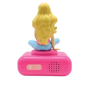 Réveil avec veilleuse barbie en 3d