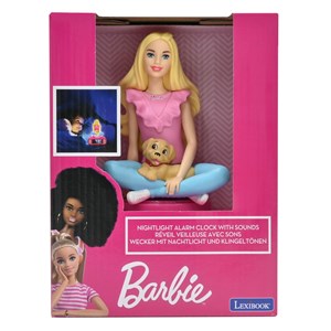 Réveil avec veilleuse barbie en 3d