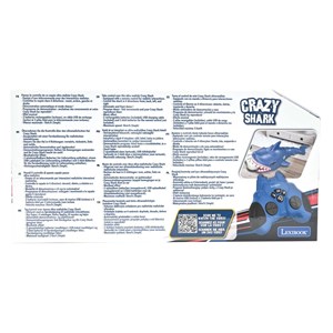 Rc shark - crazy shark télécommandé avec effets sonores