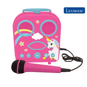 Enceinte bluetooth licorne avec micros