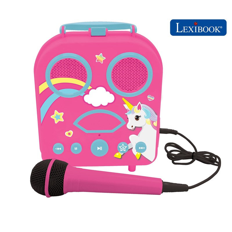 Enceinte bluetooth licorne avec micros