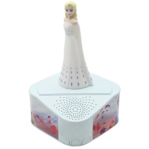 Enceinte bluetooth avec figurine lumineuse elsa