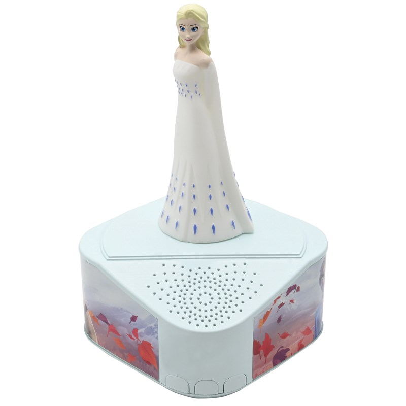 Enceinte bluetooth avec figurine lumineuse elsa