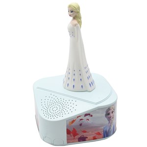 Enceinte bluetooth avec figurine lumineuse elsa