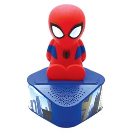 Enceinte bluetooth avec figurine lumineuse de spiderman
