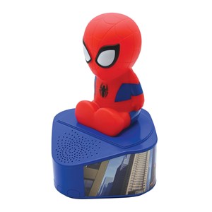 Enceinte bluetooth avec figurine lumineuse de spiderman