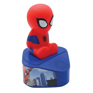 Enceinte bluetooth avec figurine lumineuse de spiderman