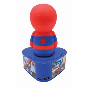 Enceinte bluetooth avec figurine lumineuse de spiderman