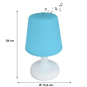 Lampe de table bluetooth multicouleurs waterproof