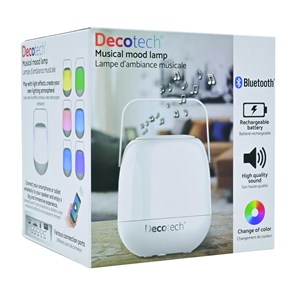 Enceinte portable decotech avec effets lumineux