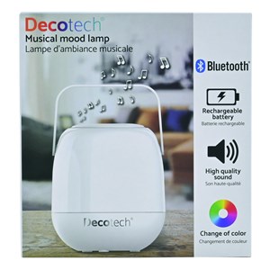 Enceinte portable decotech avec effets lumineux