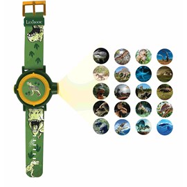 Montre digitale avec projection dinosaures